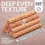 Byllstore Clay Texture Rollers | 10-Pack | 5 in x 0.65 in | Premium Wooden - Image 5