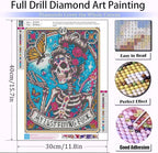 Meothan Skull Diamond Art Kits for Adults-Skull Last Flying Diamond Painting - Image 3