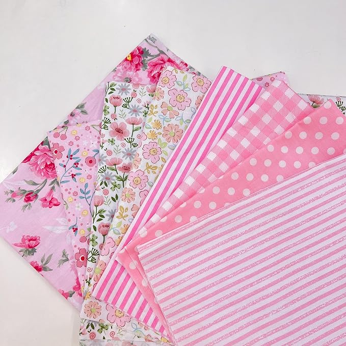 Cotton Fabric DIY Making Supplies Quilting Patchwork Fabric Fat Quarter Bundles by LMAEZNER