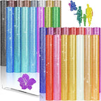 30 Pack Glitter HTV Vinyl 12" x 3FT Heat Transfer Iron On Vinyl Bundle | 30 - Image 8