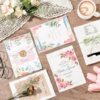 25 Sheets Watercolor Paper 5 x 7 in, 300 GSM Deckled Edge Handmade Paper | - Image 7