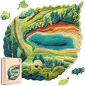 MYS A·U·R Wooden Puzzles for Adults, Serene Lake Jigsaw Puzzle 500pcs, by MYSA%C2%B7U%C2%B7R