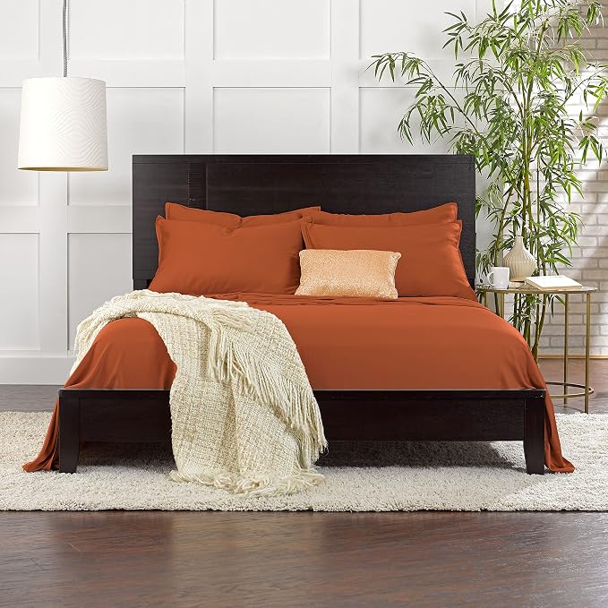 Pure Bamboo Full Sheets, Genuine 100% Organic Viscose Derived from Bamboo Bed - Image 7