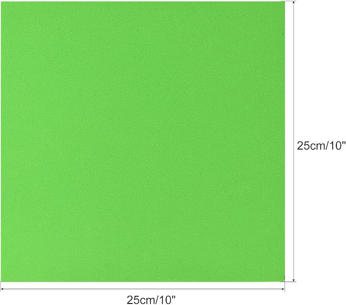 uxcell Green EVA Foam Sheets 10 x 10 Inch 3mm Thickness - Image 2