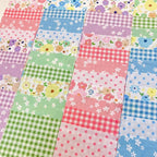 Cotton Fabric DIY Making Supplies Quilting Patchwork Fabric Fat Quarter Bundles by Antetek