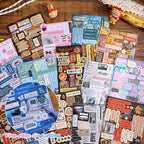 Girl's Japanese Retro Words Sticker Book, 700+ Kawaii Japanese Phrase Stickers - Image 4