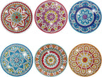 Temlum 6 Pcs Diamond Painting Coasters Kit, Mandala Diamond Art Coasters by TEMLUM