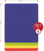 Dexas Heavy Duty Grippmat Flexible Cutting Board Set of Four 8 x 11 inches - Image 3