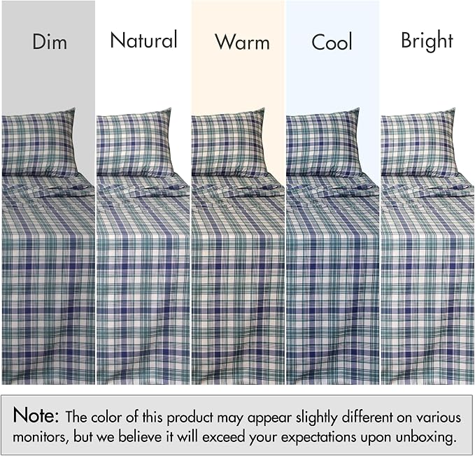 RUVANTI 100% Cotton Sheets – King Size Percale Bedding, Cooling & Breathable - Image 7