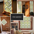 3D Stained Glass Window Film, Decorative Window Privacy Film - Image 7