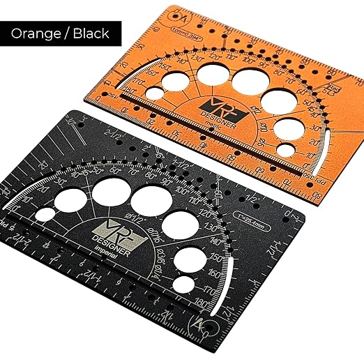 Designer – 15-in-1 Credit Card Multitool Ruler – Aluminium Wallet Multitool Card - Image 2