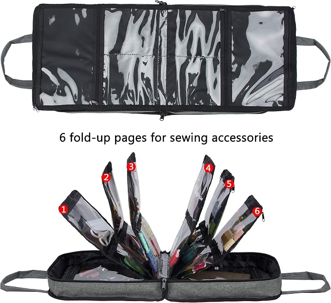 PACMAXI Sewing Accessories Storage Bag, Craft Tools | Roomy carry bag - Image 3
