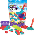Kinetic Sand Mold n' Flow Set, Moldable Play Sand Sensory Toys, Ages 3+ | Squish by Unknown