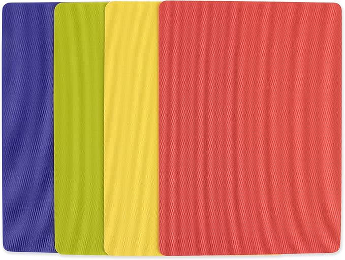 Dexas Heavy Duty Grippmat Flexible Cutting Board Set of Four 8 x 11 inches - Image 10