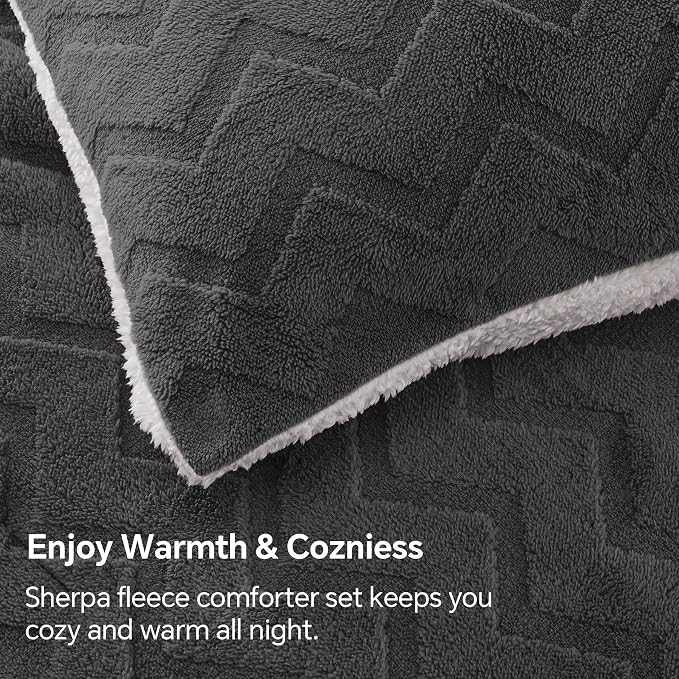 BEDELITE Fluffy King Size Comforter Set - Image 5