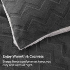 BEDELITE Fluffy King Size Comforter Set - Image 5