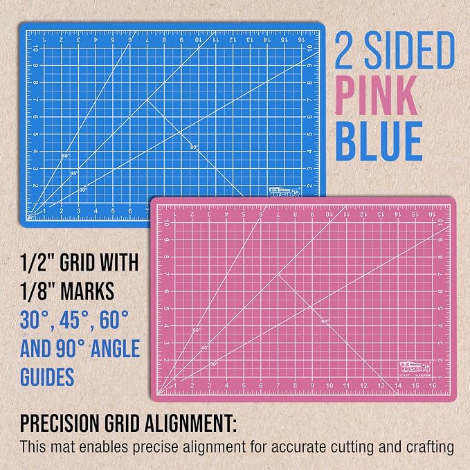 U.S. Art Supply 12" x 18" Self-Healing Cutting Mat 5-Ply - Image 3