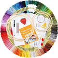 INSCRAFT 304 Pack Embroidery Kit, 200 Colors Threads, Instructions, Bag and by INSCRAFT