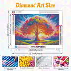 Tree of Life Diamond Art Kits for Adults Beginners 12x16 in, DIY Craft Gift | - Image 3