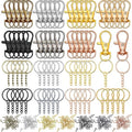 280 Pieces Key Chain Rings Kit Including 35 Pcs Swivel Lobster Clasp Keychain by HOTOP