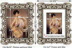 Silver Picture Frame 8x10 Gothic Picture Frames Ornate Vintage | Real Glass - Image 4