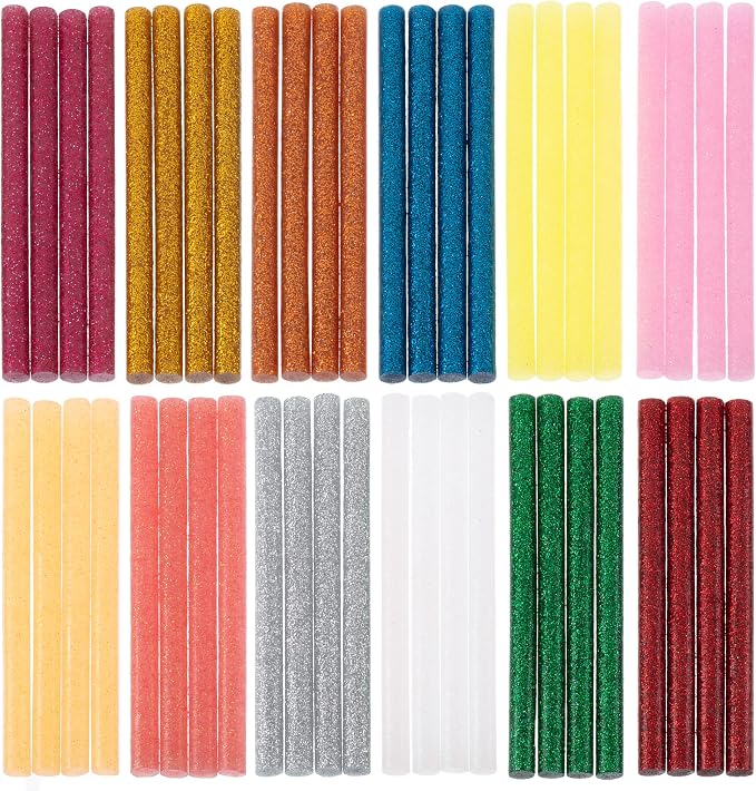 Mr. Pen- Glitter Hot Glue Sticks, Mini Glue Sticks by MrPen
