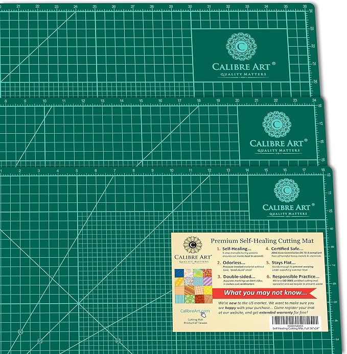 Self Healing Rotary Cutting Mat, Full 18x24 by Calibre+Art