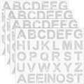 Zonon 136 Pieces Rhinestone Iron-on Letter Large Glitter Bling Alphabet Sticker by Zonon