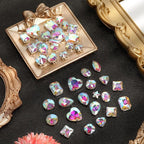 460 Pieces Sew on Rhinestones Glass Sewing Claw Gemstones and Crystals Metal - Image 6