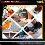 TOOLAN: 8-In-1 Needle File & Saw Set - Image 4