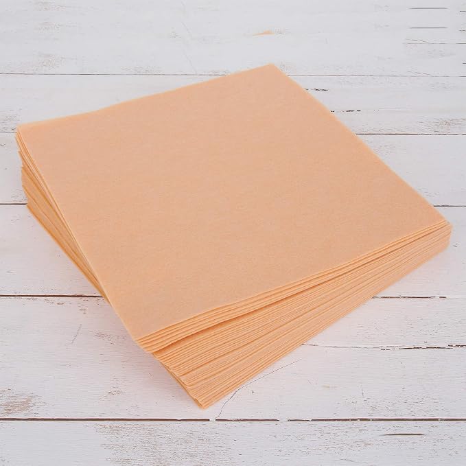 Threadart Peach Premium Felt Sheets by ThreadArt
