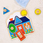 Melissa & Doug First Shapes Jumbo Knob Puzzle, Wooden Peg Puzzle - Image 9