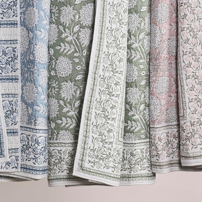 Levtex Home Adare Sage Reversible King/Cal King Quilt Set - Image 7