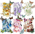 BulbaCraft Transparent Flower and Butterfly Stickers by BulbaCraft