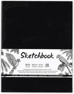 Sketchbook - Hardcover Sketch Pad, 8.5" x 11", Durable Sketch Book by URSUNSHINE