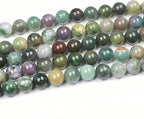 MJDCB AAA Natural Round India Agate Stone Beads Onyx Loose Beads - Image 4