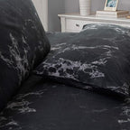 Elegant Comfort Luxury Soft Bed Sheets Marble Pattern - Image 3
