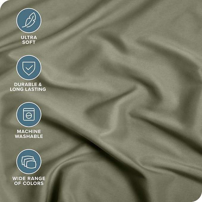 Bare Home 2-Pack Fitted Bottom Sheets Twin XL - Image 2