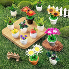 26Pcs Dollhouse Plant, Miniature Bonsai Plant Mini Potted Plants Flower - Image 2