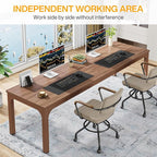 Tribesigns 78.7 Inches Extra Long Computer Desk 2 Person Desk, Double Long Desk - Image 5