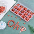 100Pcs Sports Ball Beads Basketball Polymer Clay Beads DIY Crafts Spacer Loose - Image 3