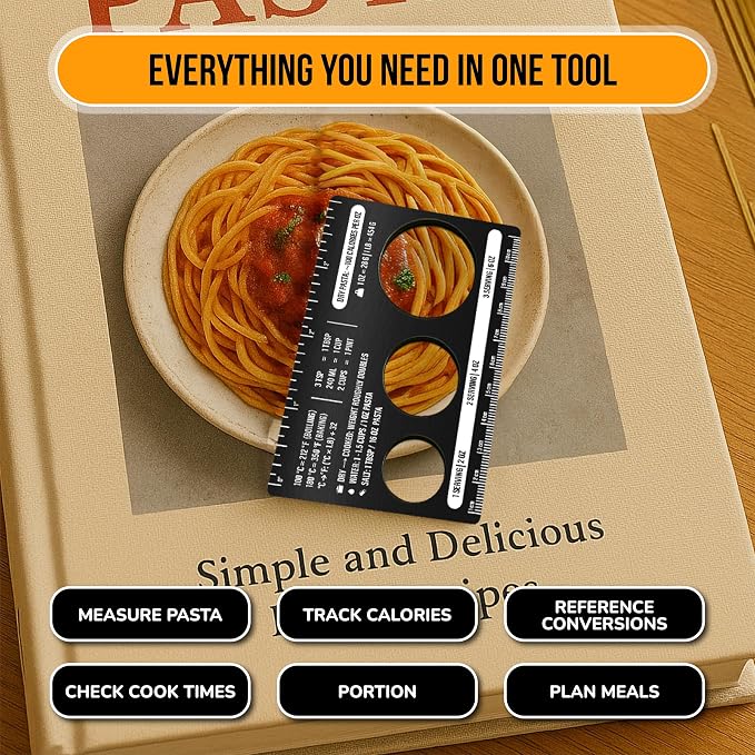 Pasta Measurer Tool – Stainless Steel Kitchen Gadget - Image 7