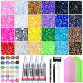 35000 Pcs Resin Jelly Rhinestones Kit, All-in-One Bedazzling Kit by Lotwow