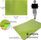 Allgala X-Large Self-Adhesive Glitter EVA Foam Sheets 12 Pack 12x16 inch Paper - Image 2