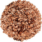 Mandala Crafts 6mm Cup Round Brown Sequins - Image 2
