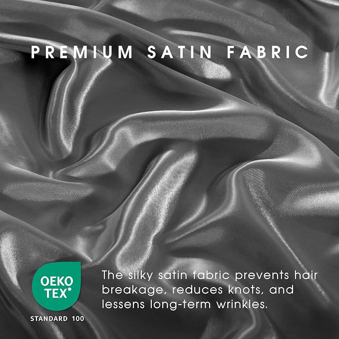 FreshCulture Satin Sheets Twin XL Bed Set - Image 5
