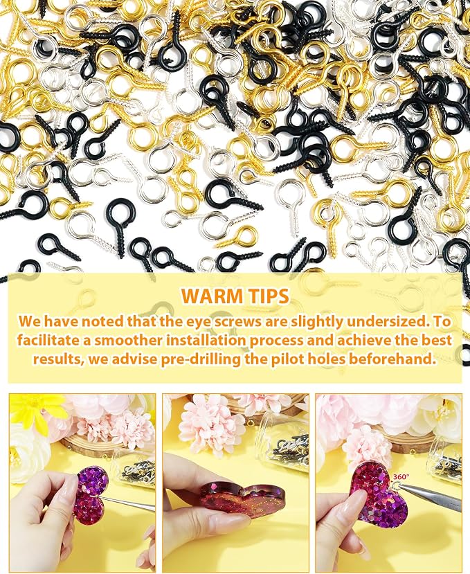 FIVEIZERO 600pcs Small Eye Pins - Image 4