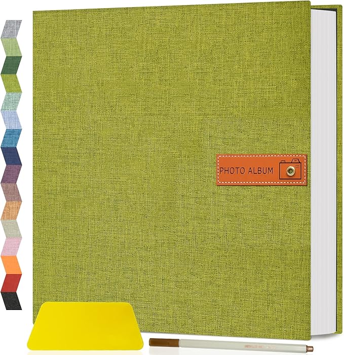 Popotop Large Photo Album Self Adhesive 4x6 5x7 8x10 Scrapbook Album DIY by Popotop