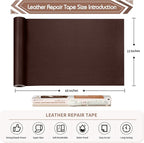 KING MOUNTAIN Leather Repair Patch, 12 x 60 Inches self Adhesive Leather Repair - Image 4