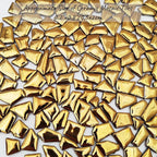 200g Ceramic Mosaic Tiles for Crafts, Irregular Stained Ceramic 0.2"x0.8" - Image 5
